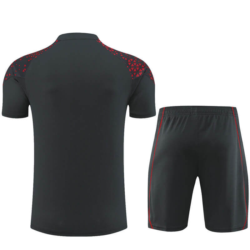 Camiseta de Entrenamiento de Manchester City 2023/2024 Niño Kit Negro/Rojo